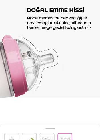 Comotomo Silikon Biberon - Görsel 7