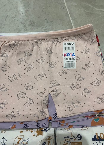 Çocuk Renkli Baskılı Külot - Görsel 5