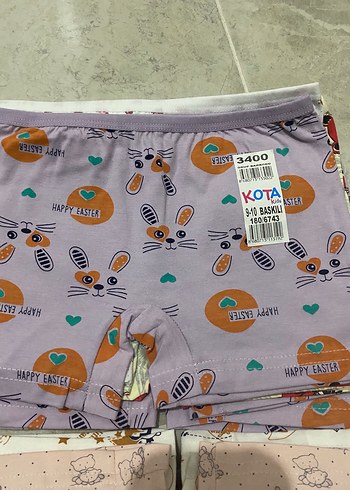 Çocuk Renkli Baskılı Külot - Görsel 4