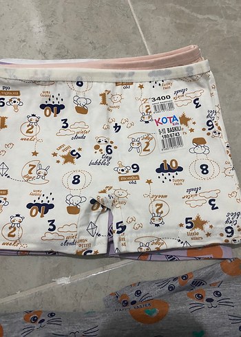 Çocuk Renkli Baskılı Külot - Görsel 6