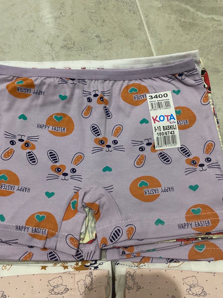 Çocuk Renkli Baskılı Külot - Görsel 4