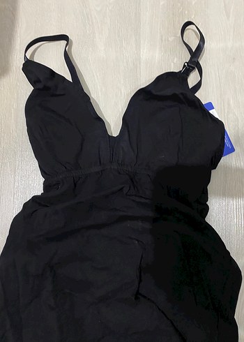 Ten rengi ve siyah Emzirme atleti - Görsel 5