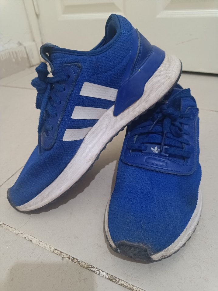 Mavi Adidas Erkek Çocuk Spor Ayakkabı - Görsel 4