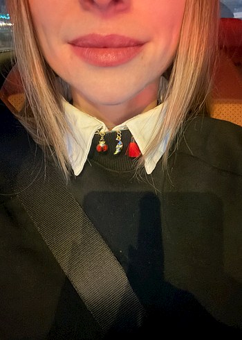 Tokalı Kadın Charm Broş (Yunus: Rehber) - Görsel 2