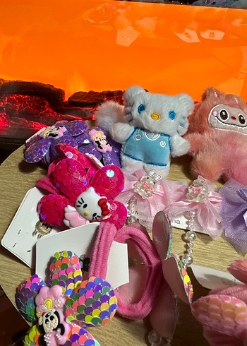 Boncuklu, Pastel Renkli Tie-Dye Saç Aksesuarları - Görsel 6