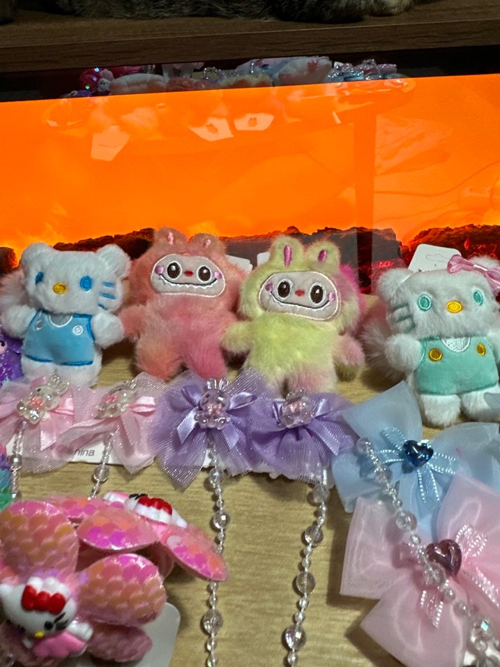 Boncuklu, Pastel Renkli Tie-Dye Saç Aksesuarları - Görsel 4