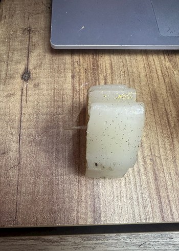 Parlak Altın Renkli Yılbaşı Ağacı Mumu - Görsel 2