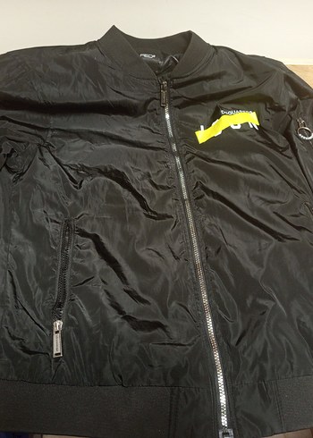 DSQUARED2 Siyah Baskılı Erkek Yağmurluk - Görsel 4