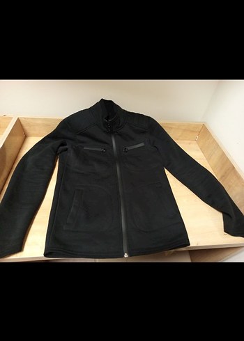 Düğmeli Siyah Erkek Midi Kaban - Görsel 4