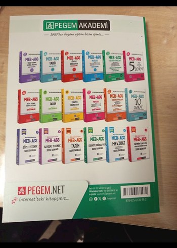 PEGEM Akademi MEB-AGS Soru Bankası Seti - Görsel 7