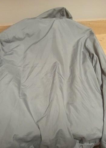 Gri Erkek Keten Midi Boy Yağmurluk - Görsel 6