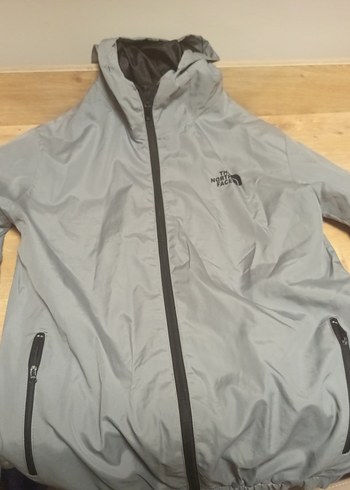 Gri Erkek Keten Midi Boy Yağmurluk - Görsel 2