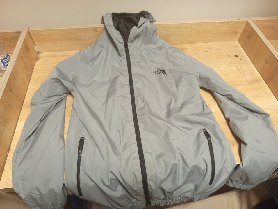 Gri Erkek Keten Midi Boy Yağmurluk - Görsel 4