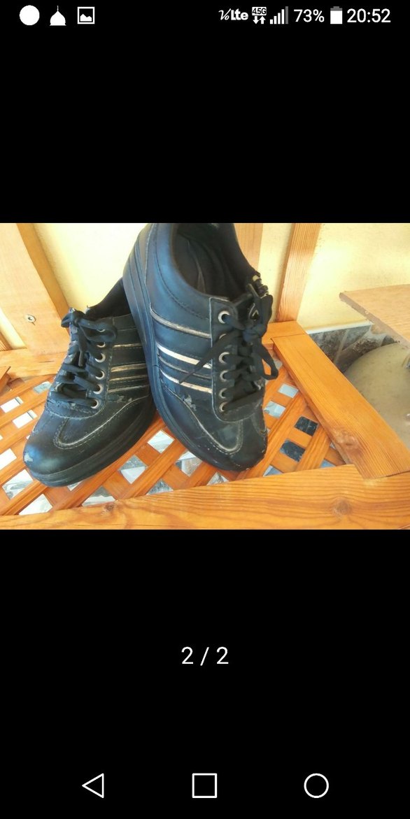 Siyah Sokak Stili bayan Ayakkabı no37 - Görsel 2