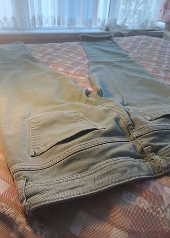 Yeşil Kadın Kumaş Pantolon - Görsel 4