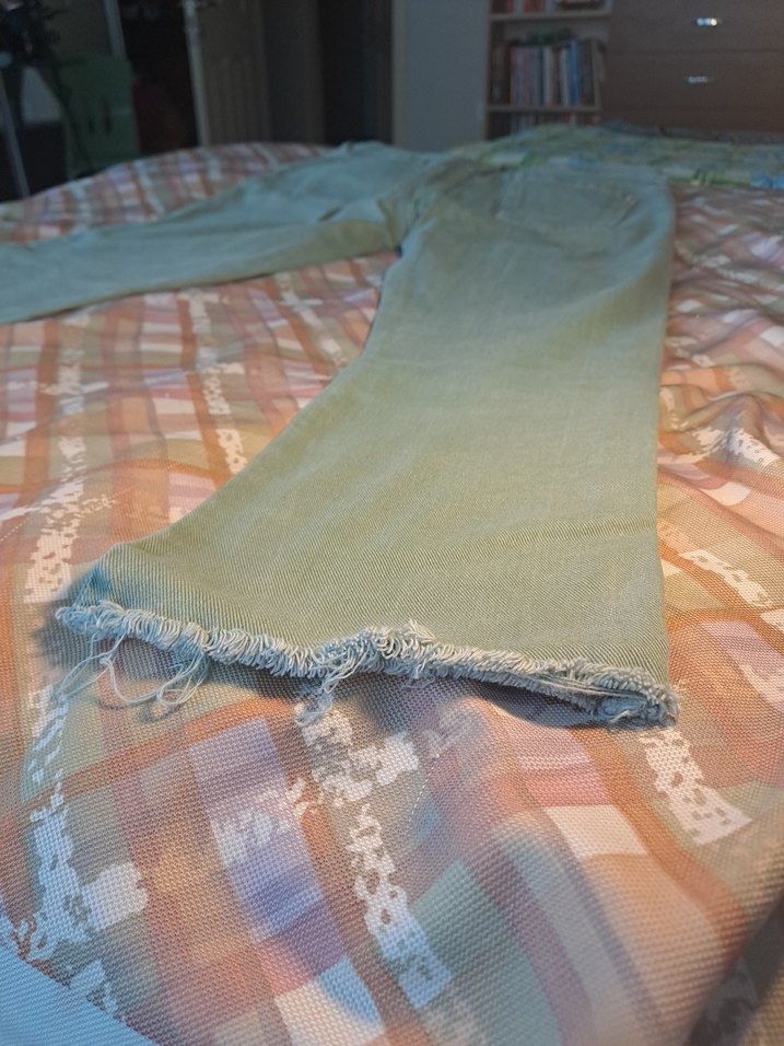 Yeşil Kadın Kumaş Pantolon - Görsel 3