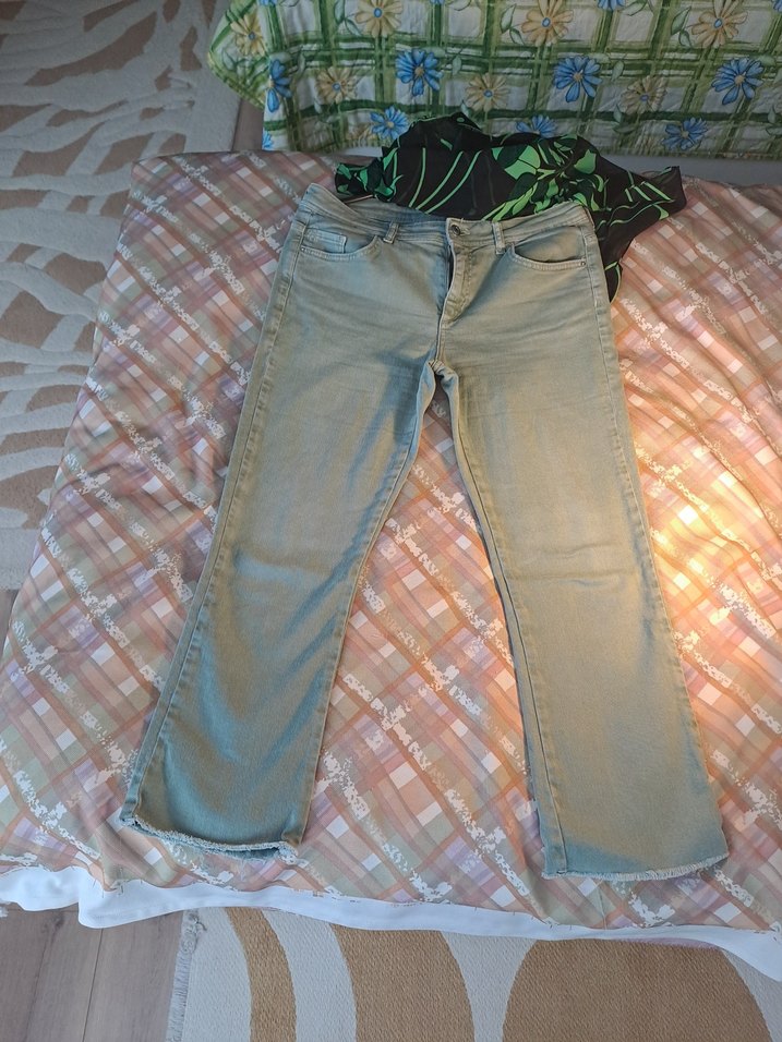 Yeşil Kadın Kumaş Pantolon - Görsel 2