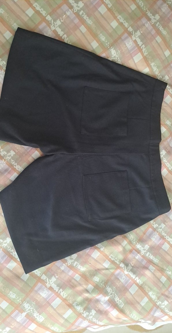 Siyah Kadın Bermuda Şort - Görsel 2