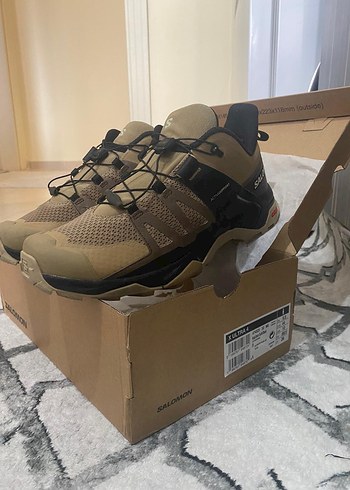Salomon x ultra 4 bej ayakkabı - Görsel 4