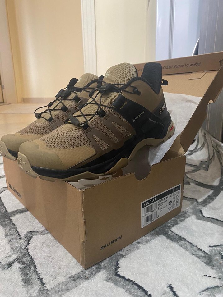 Salomon x ultra 4 bej ayakkabı - Görsel 4