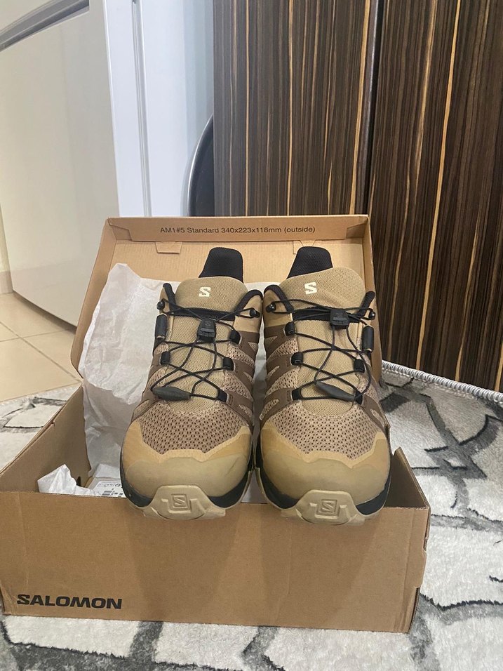 Salomon x ultra 4 bej ayakkabı - Görsel 2