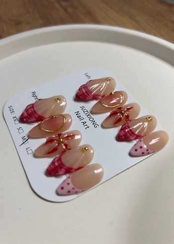 10lu M beden takma tırnak seti - Görsel 4