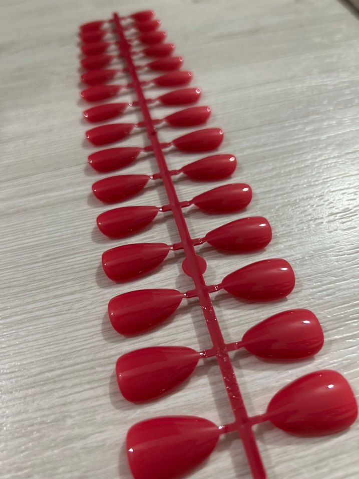 Fuşya Renkli Takma Tırnak Seti - Görsel 2