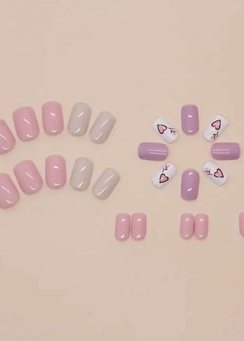 24lü Takma Tırnak Seti - Görsel 2