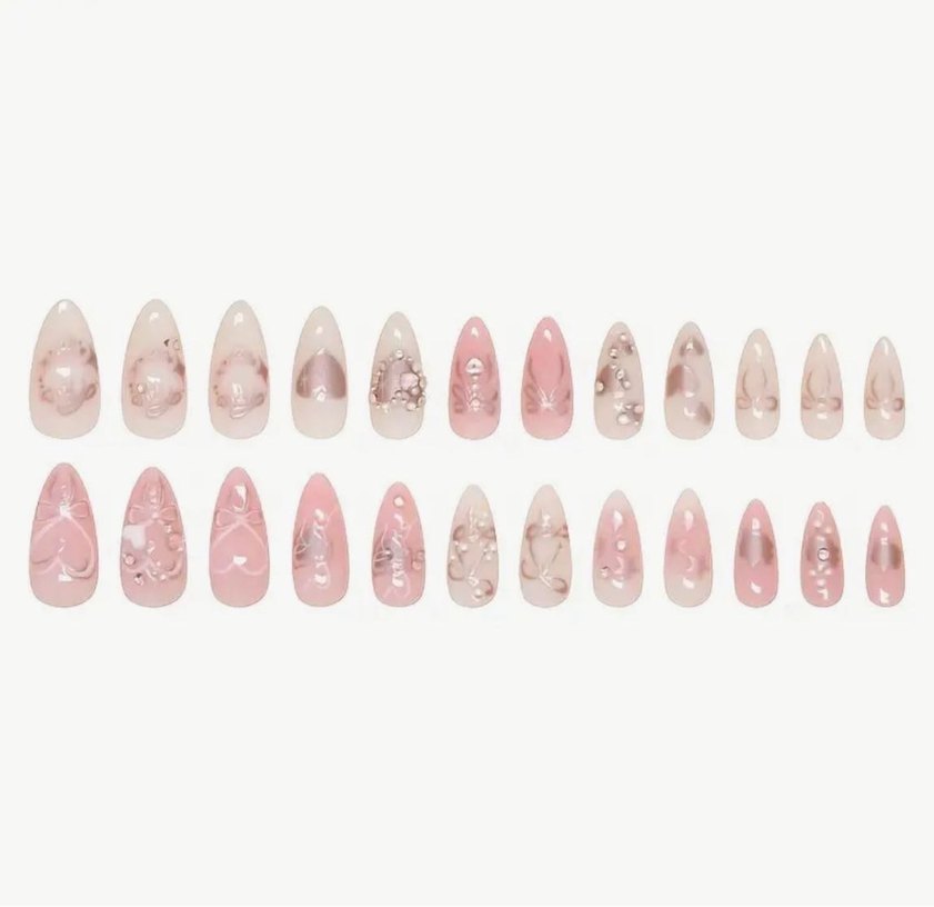 24lü Takma Tırnak Seti - Görsel 4
