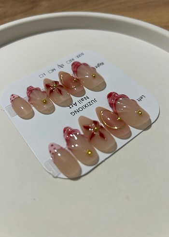 10lu S beden takma tırnak seti - Görsel 3