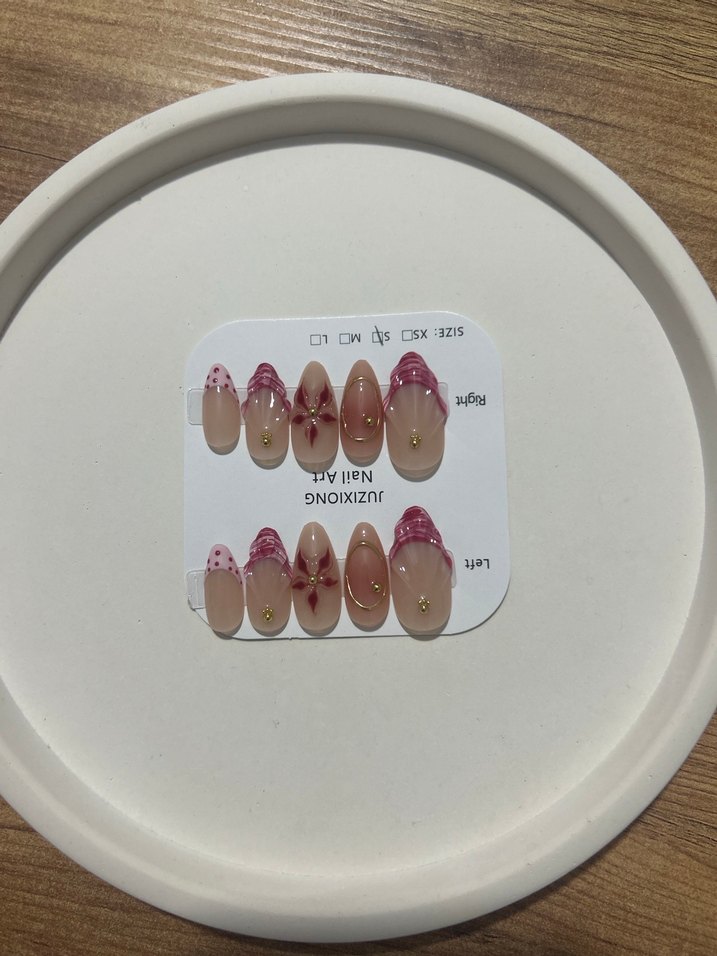 10lu S beden takma tırnak seti - Görsel 2