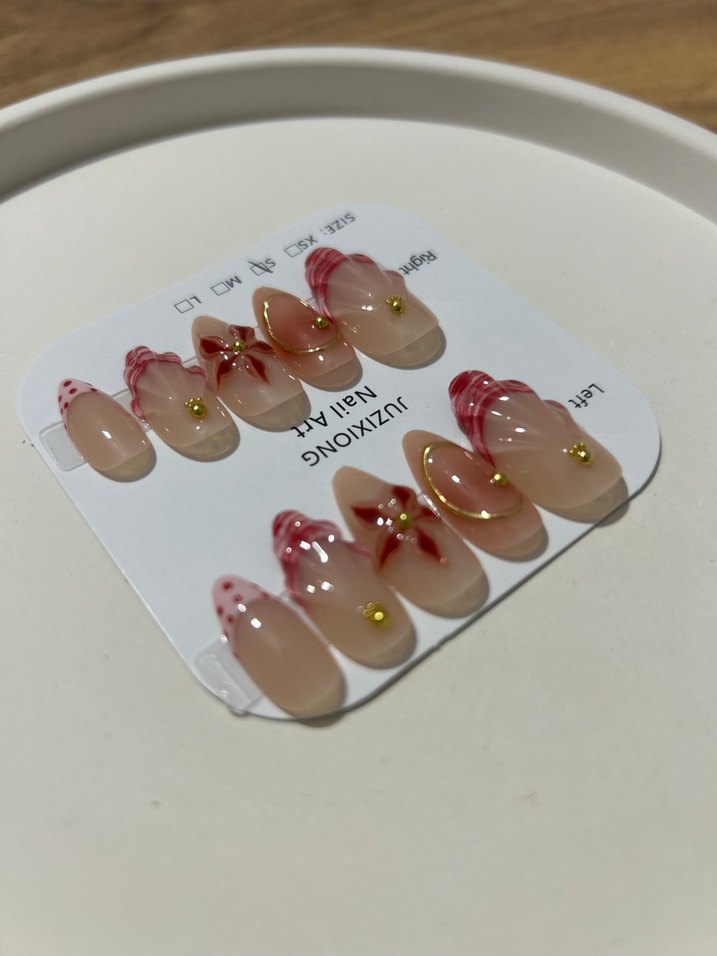 10lu S beden takma tırnak seti - Görsel 3