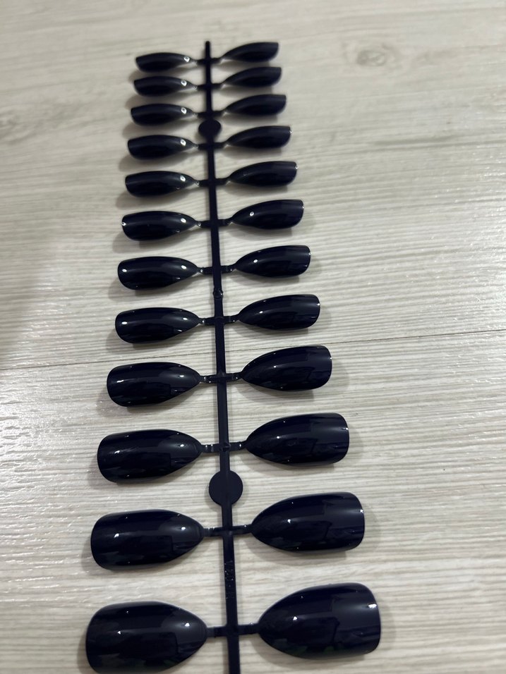 Lacivert Takma Tırnak Seti - Görsel 2