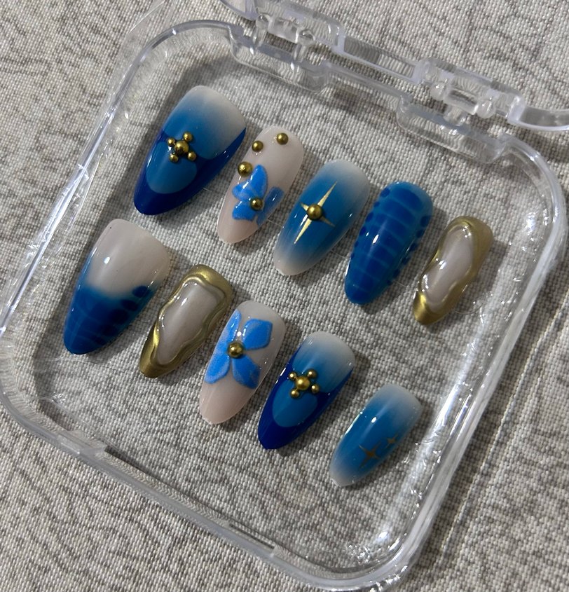 10lu M Beden Takma Tırnak Seti - Görsel 2