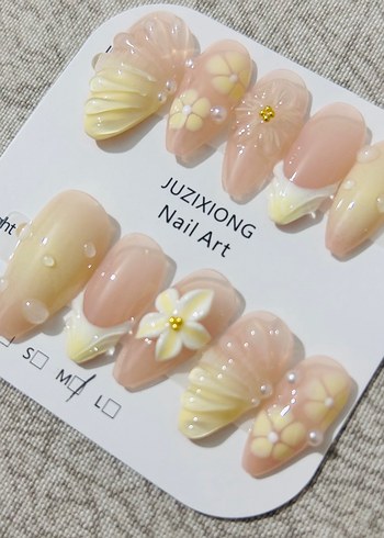 10lu M Beden Takma Tırnak Seti - Görsel 2