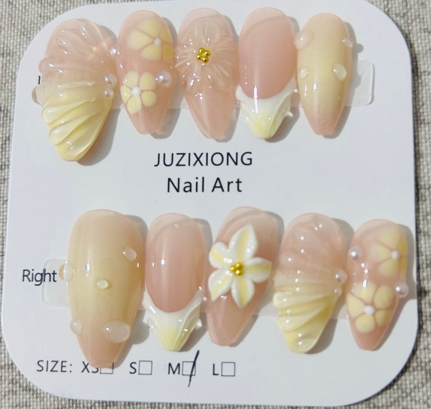 10lu M Beden Takma Tırnak Seti - Görsel 3