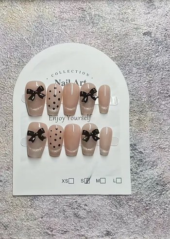 10lu M Beden Takma Tırnak Seti - Görsel 3