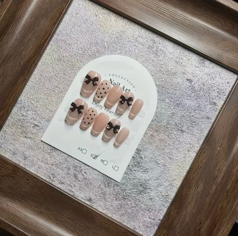 10lu S Beden Takma Tırnak Seti - Görsel 2