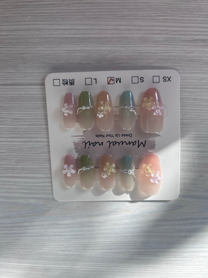 10lu M Beden Takma Tırnak Seti - Görsel 4