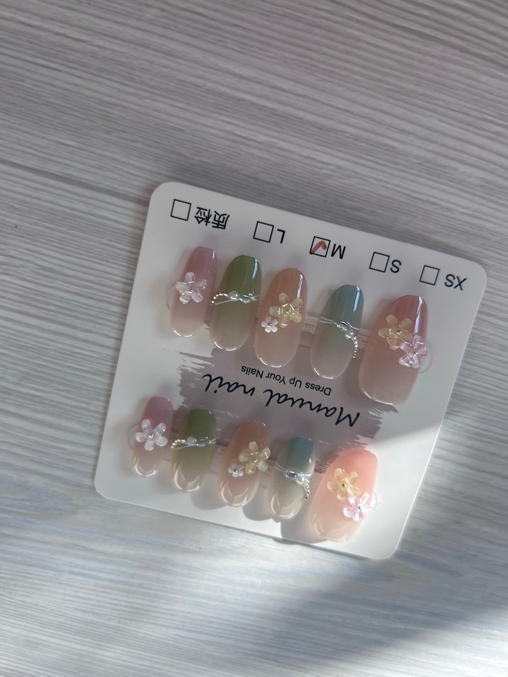 10lu M Beden Takma Tırnak Seti - Görsel 3