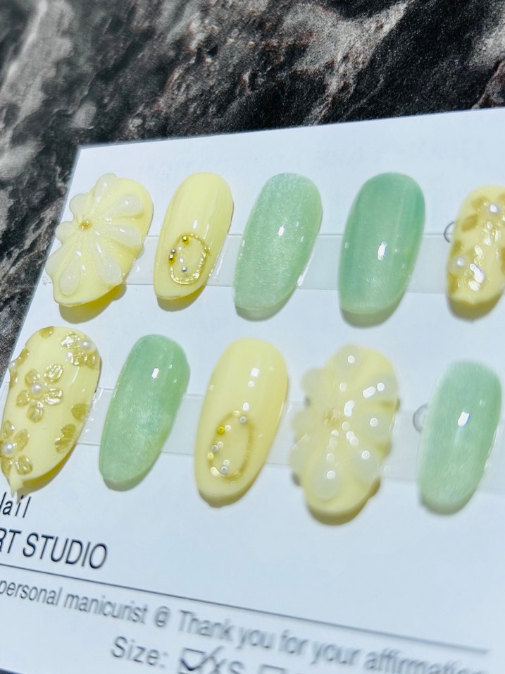 10lu XS Beden Takma Tırnak Seti - Görsel 3