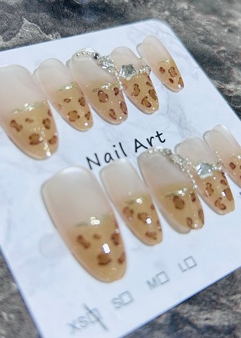 10lu XS Beden Takma Tırnak Seti - Görsel 2