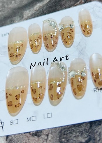 10lu XS Beden Takma Tırnak Seti - Görsel 4