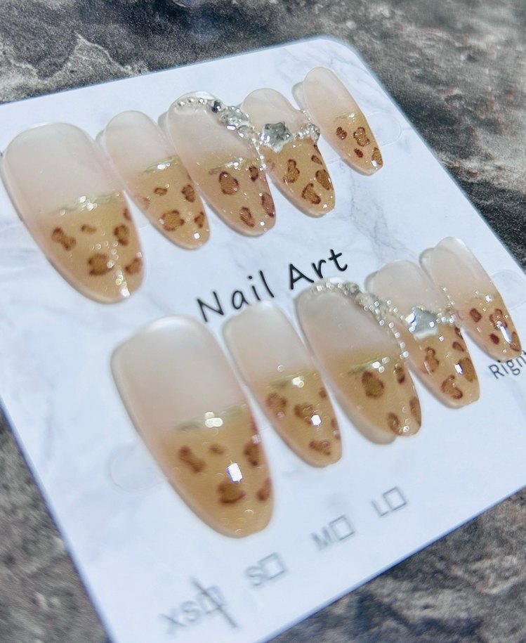 10lu XS Beden Takma Tırnak Seti - Görsel 2