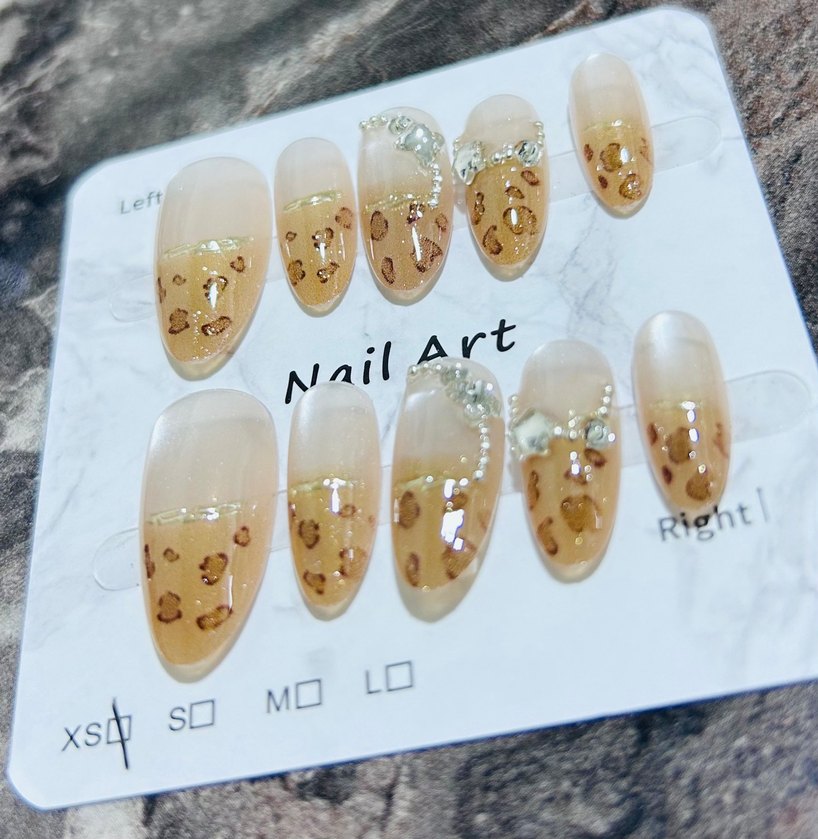 10lu XS Beden Takma Tırnak Seti - Görsel 4