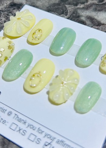 10lu M Beden Takma Tırnak Seti - Görsel 4