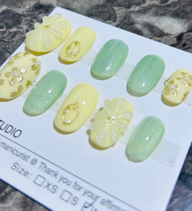 10lu M Beden Takma Tırnak Seti - Görsel 4