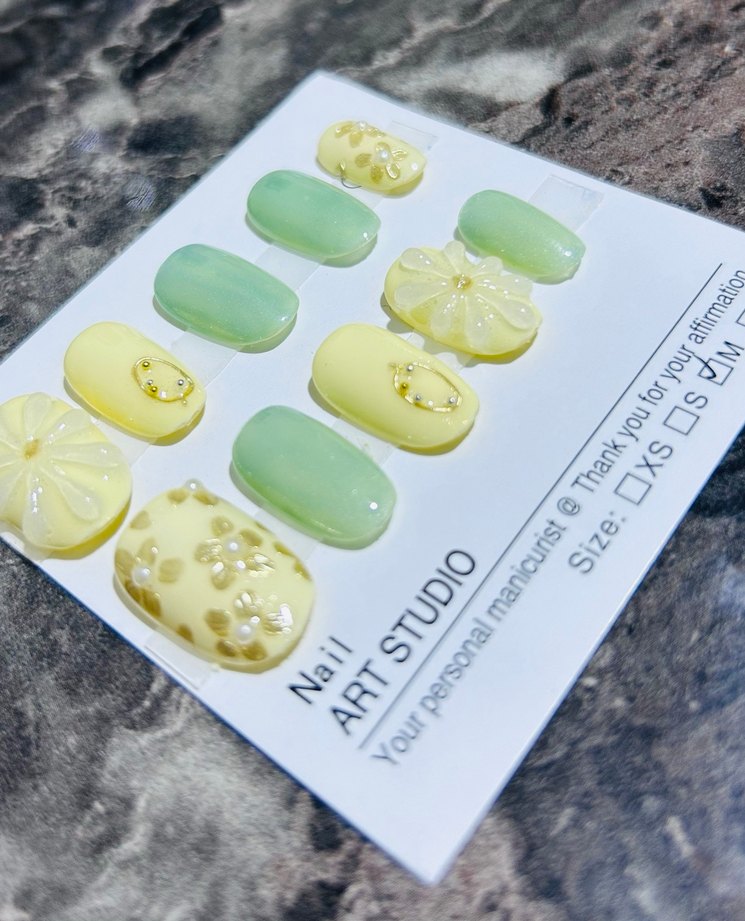 10lu M Beden Takma Tırnak Seti - Görsel 2