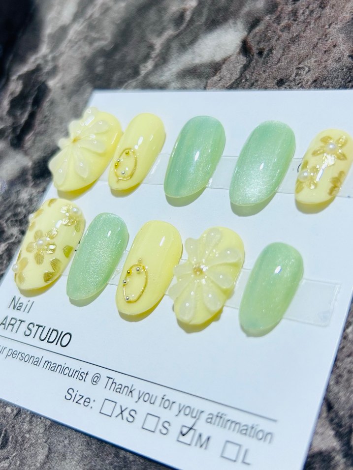 10lu M Beden Takma Tırnak Seti - Görsel 3