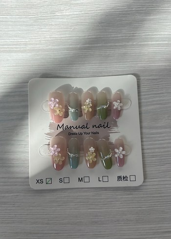 10lu XS Beden Takma Tırnak Seti - Görsel 4